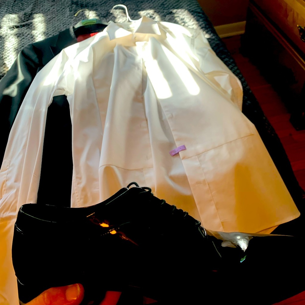 Tailored tux from Suit Supply. Worn once then cleaned/bagged.